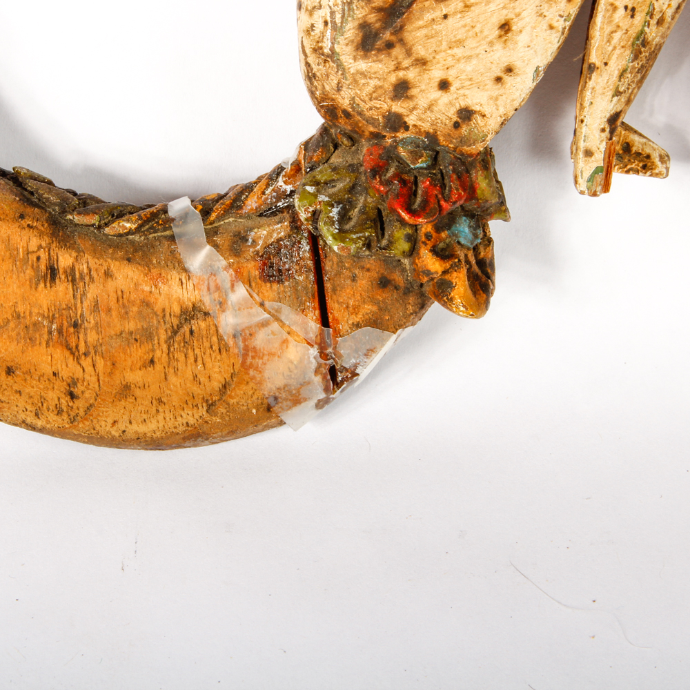 Hand Carved Monkey Curtain Tie Backs