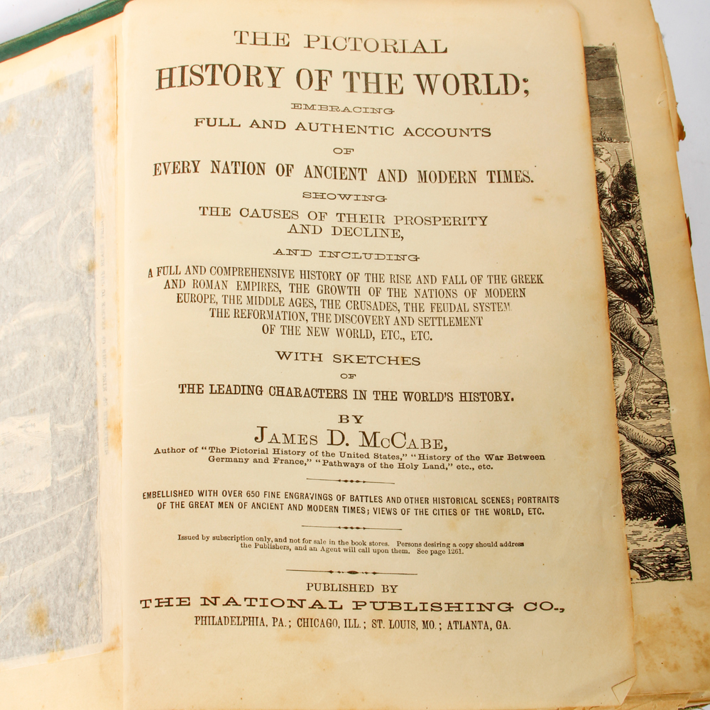 "Pictorial History of the World" by James D. McCabe