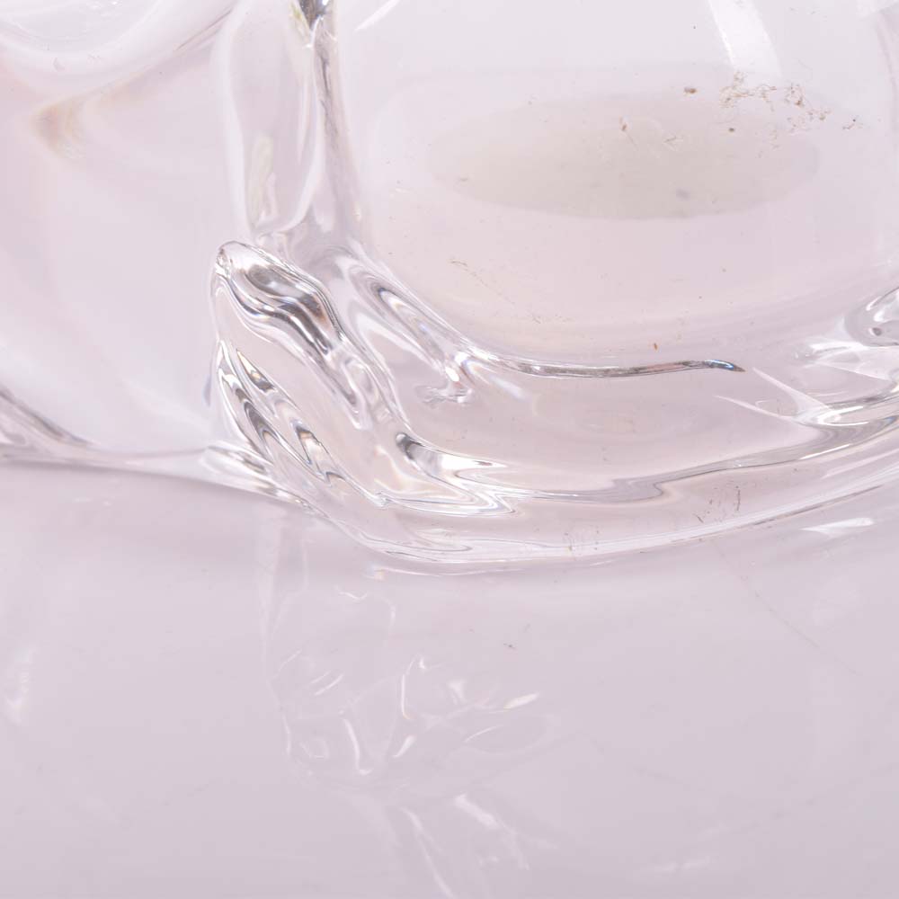 Gorham Crystal Cat Figurines