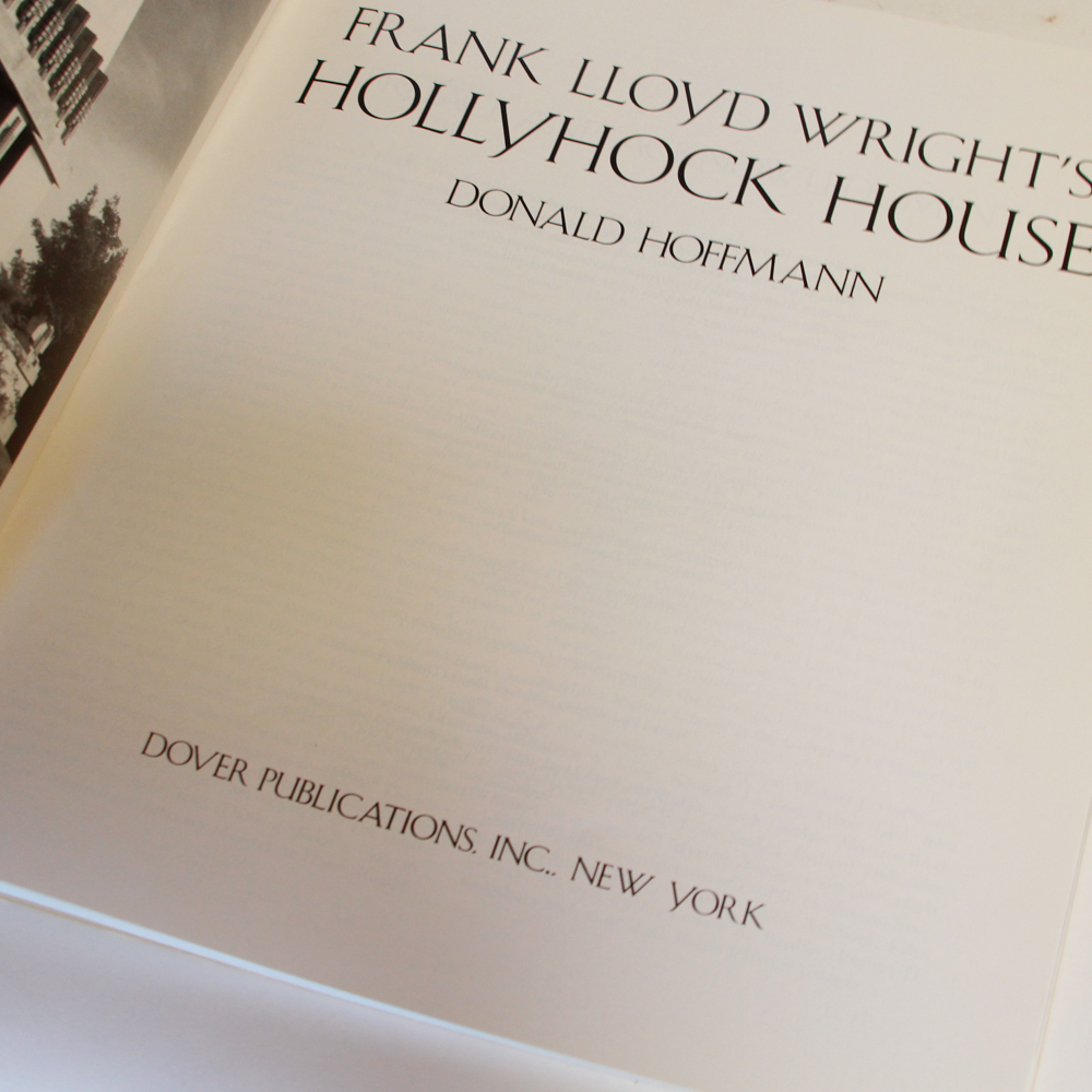 Collection of Frank Lloyd Wright Books