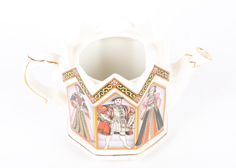 James Sadler King Henry VIII and His Six Wives Teapot