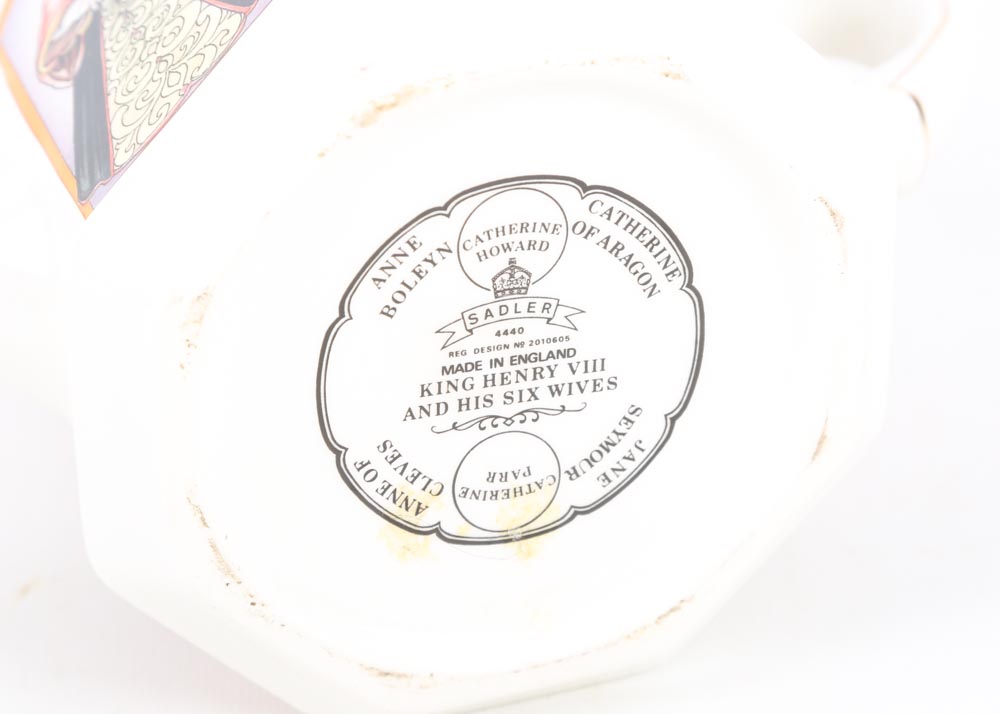 James Sadler King Henry VIII and His Six Wives Teapot