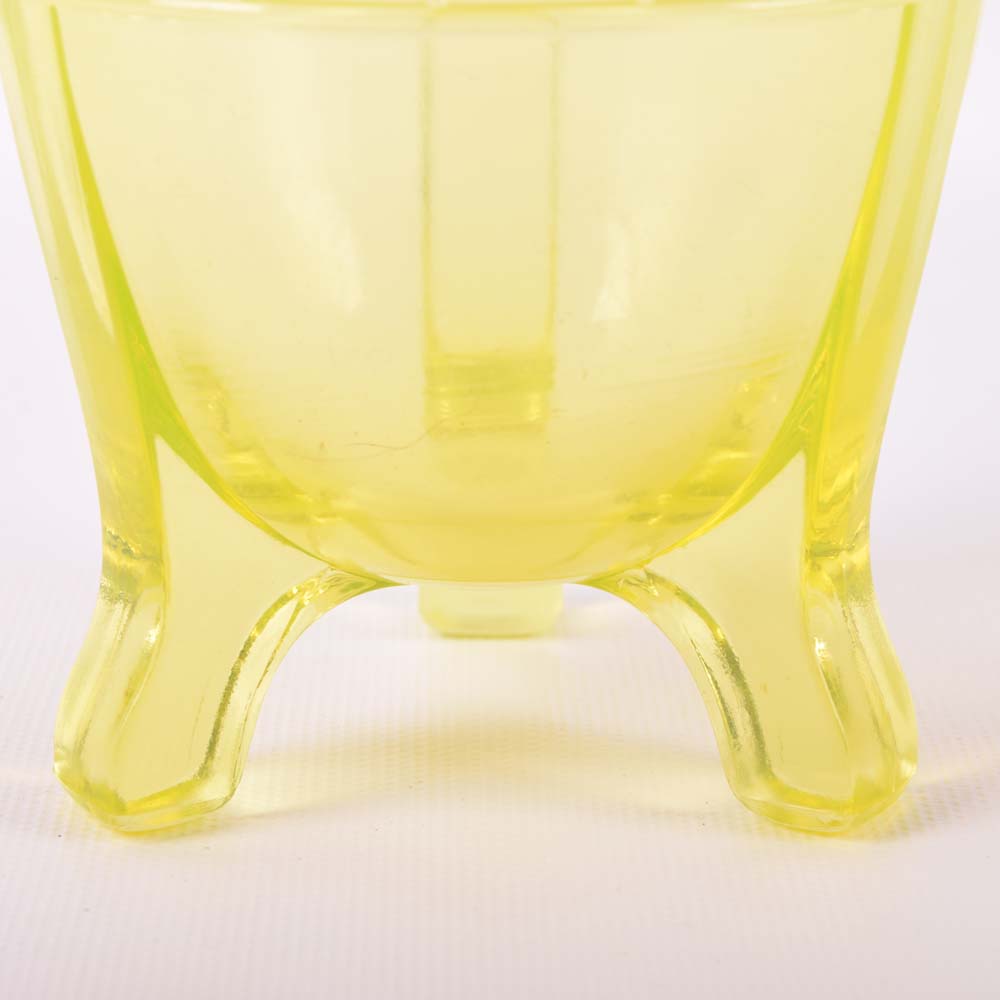 Vintage Vaseline Glass Collection