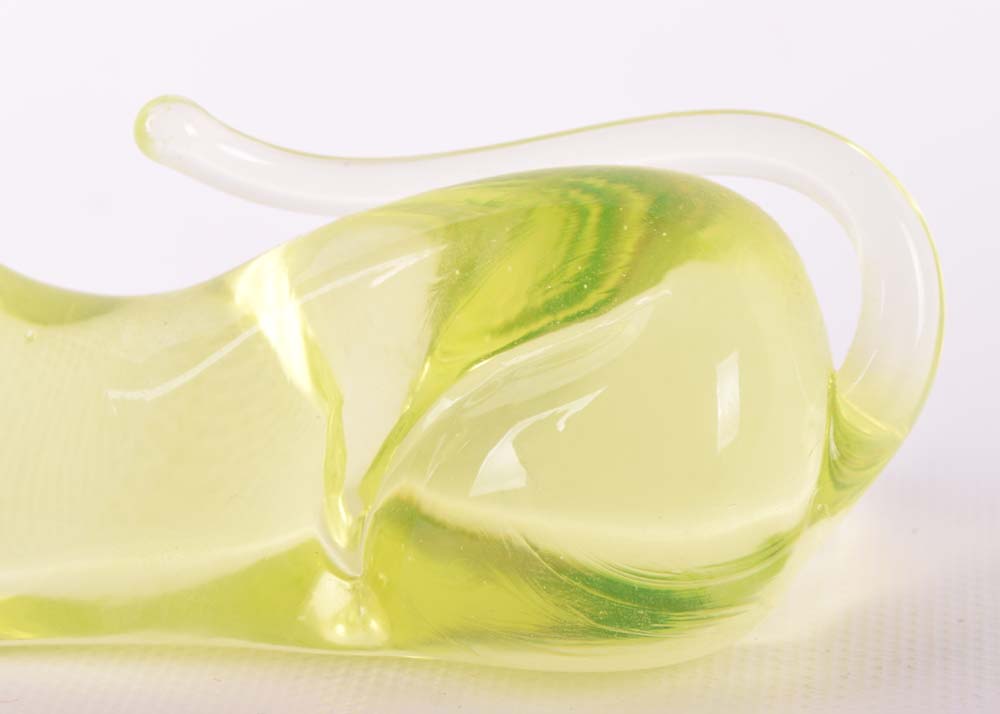 Vintage Vaseline Glass Collection