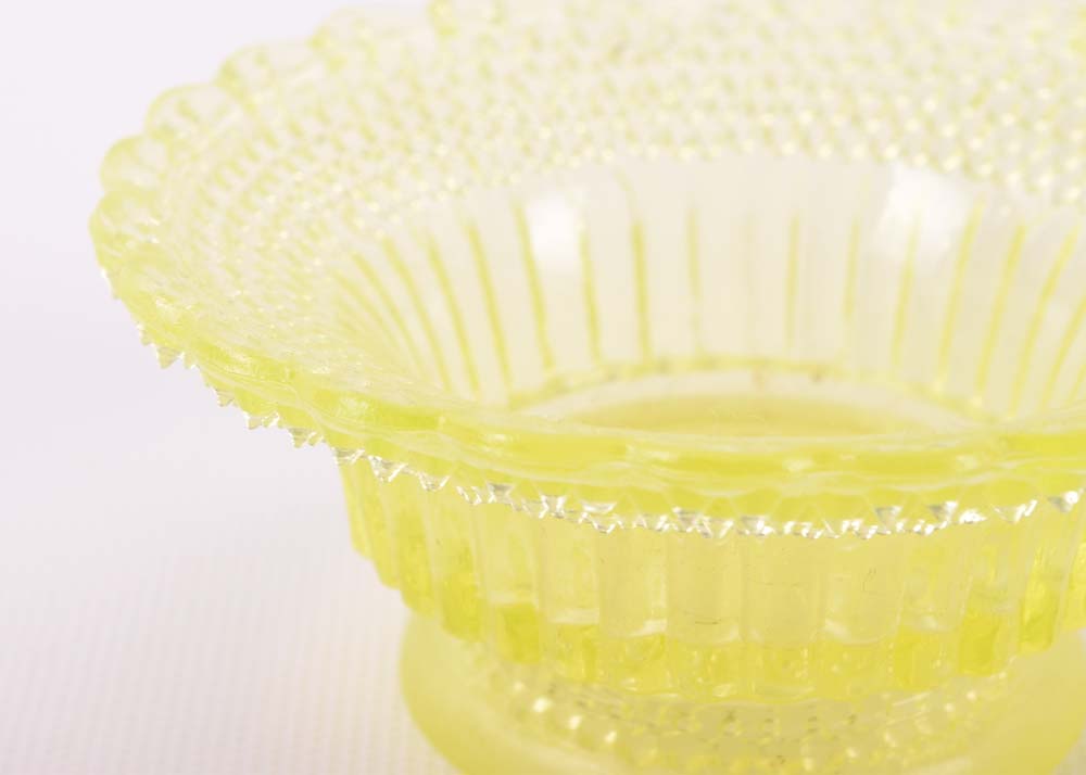 Vintage Vaseline Glass Collection