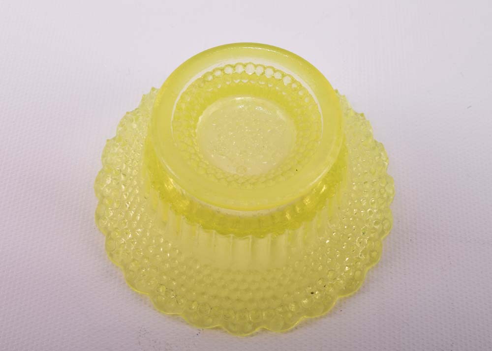 Vintage Vaseline Glass Collection