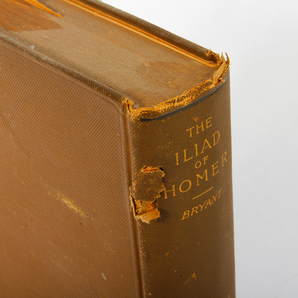 Vintage Copy of "The Illiad of Homer" by W.C. Bryant.