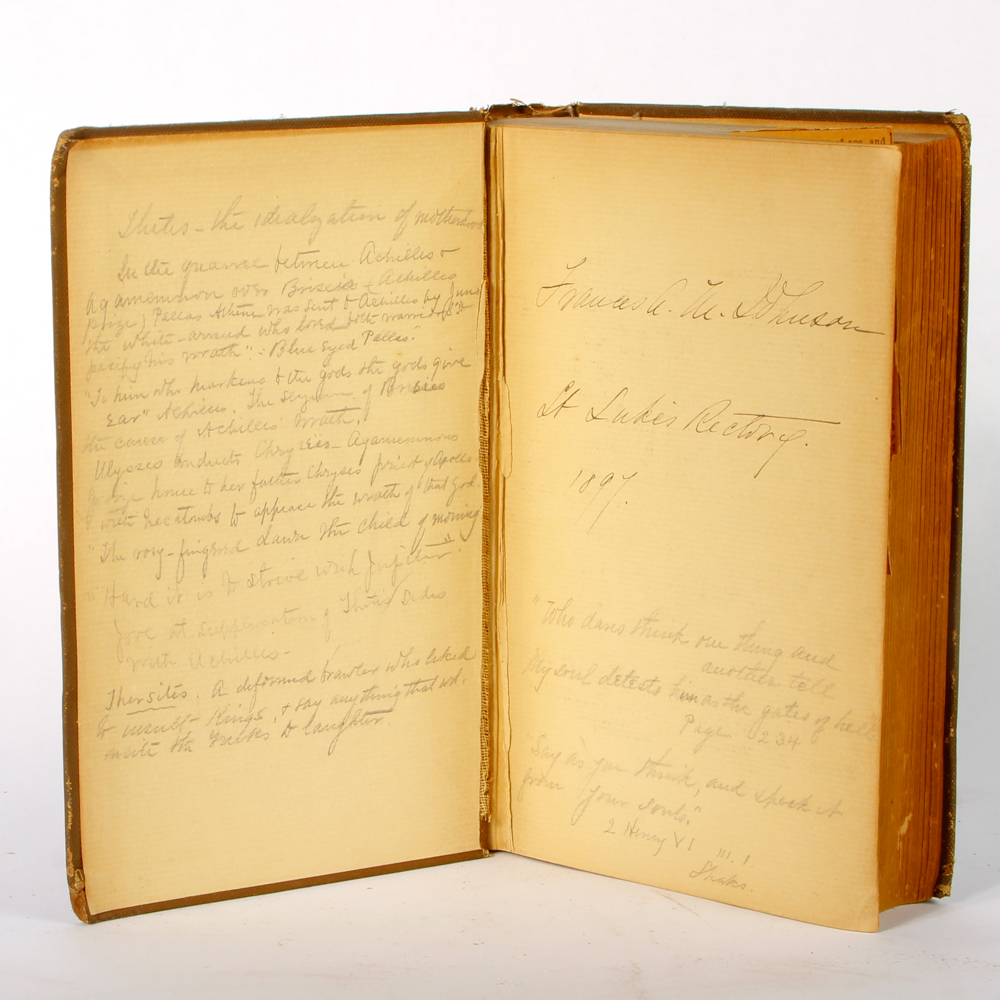 Vintage Copy of "The Illiad of Homer" by W.C. Bryant.