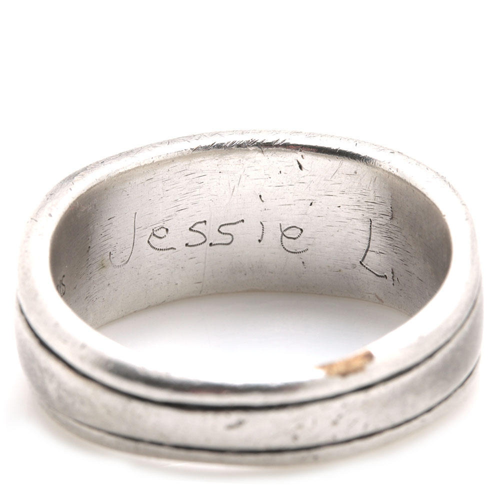 Sterling Silver Gemstone Rings Featuring B.G. Mudd Zuni Style Mosaic Inlay