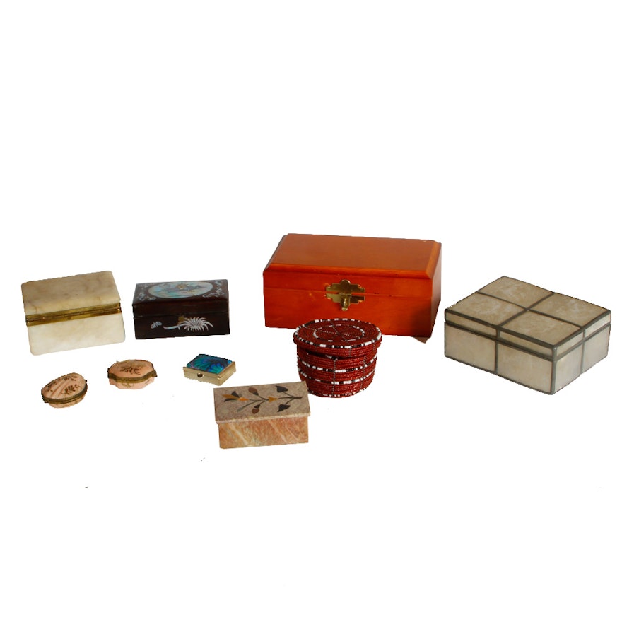 Assortment of Trinket Boxes