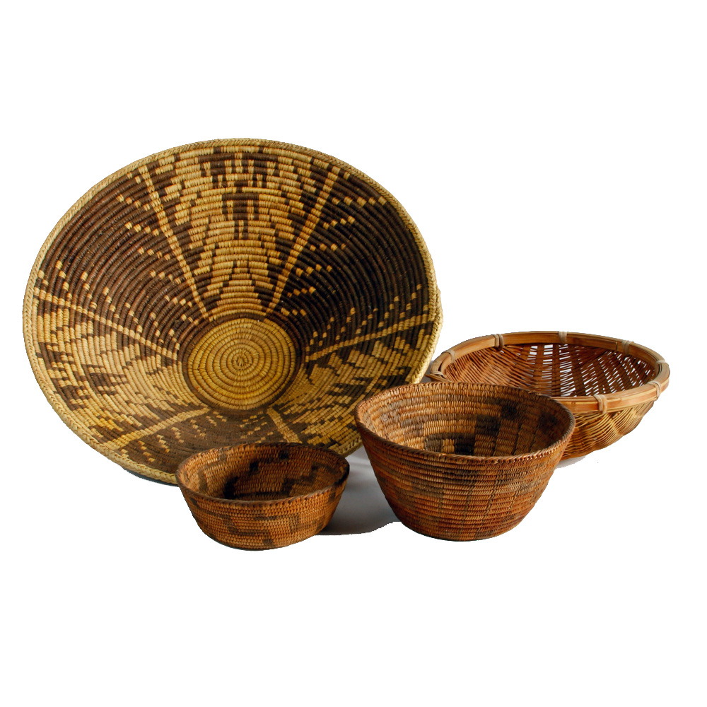 Handwoven Native American Style Baskets