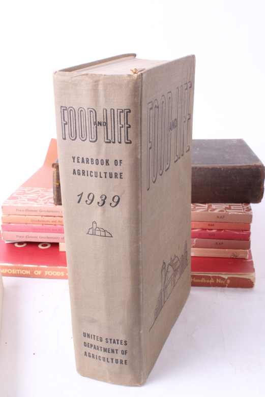 Collection of Food, Nutrition, Agriculture, and Gardening Books