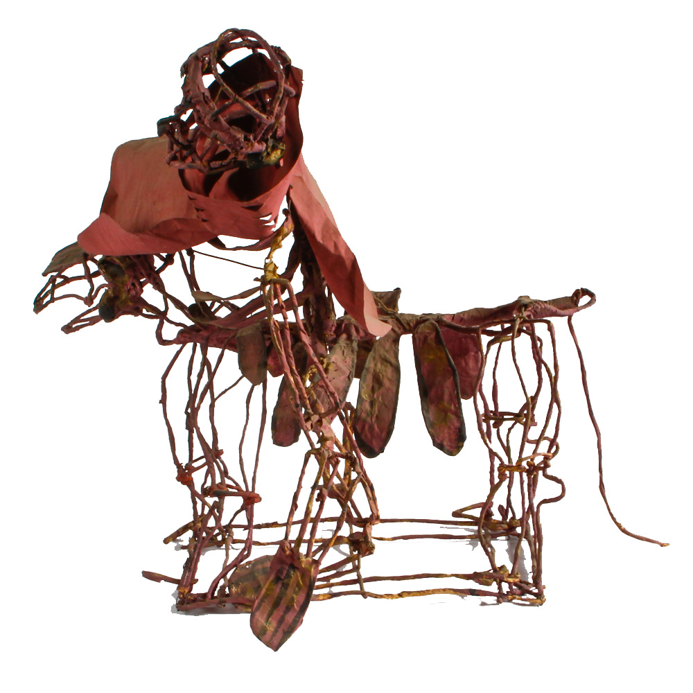 Abstract Paper Mache Sculpture