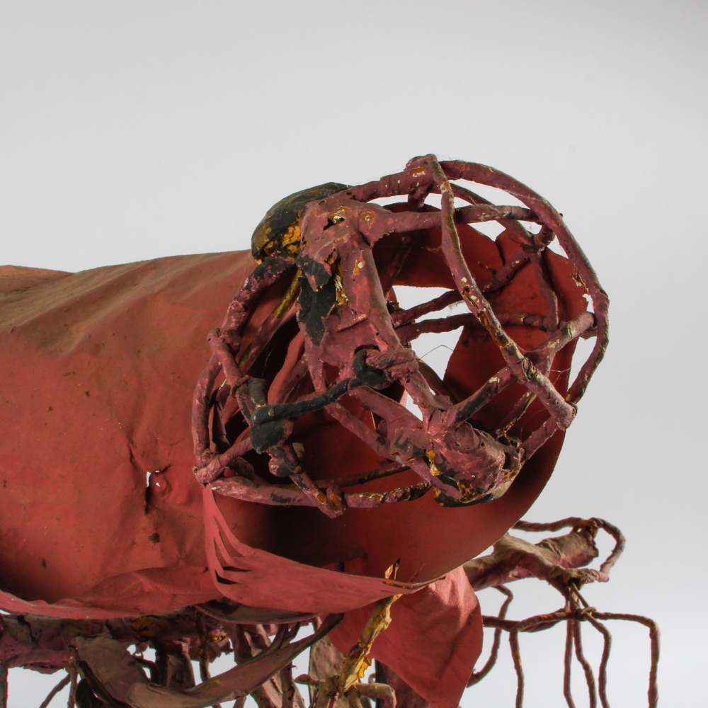 Abstract Paper Mache Sculpture