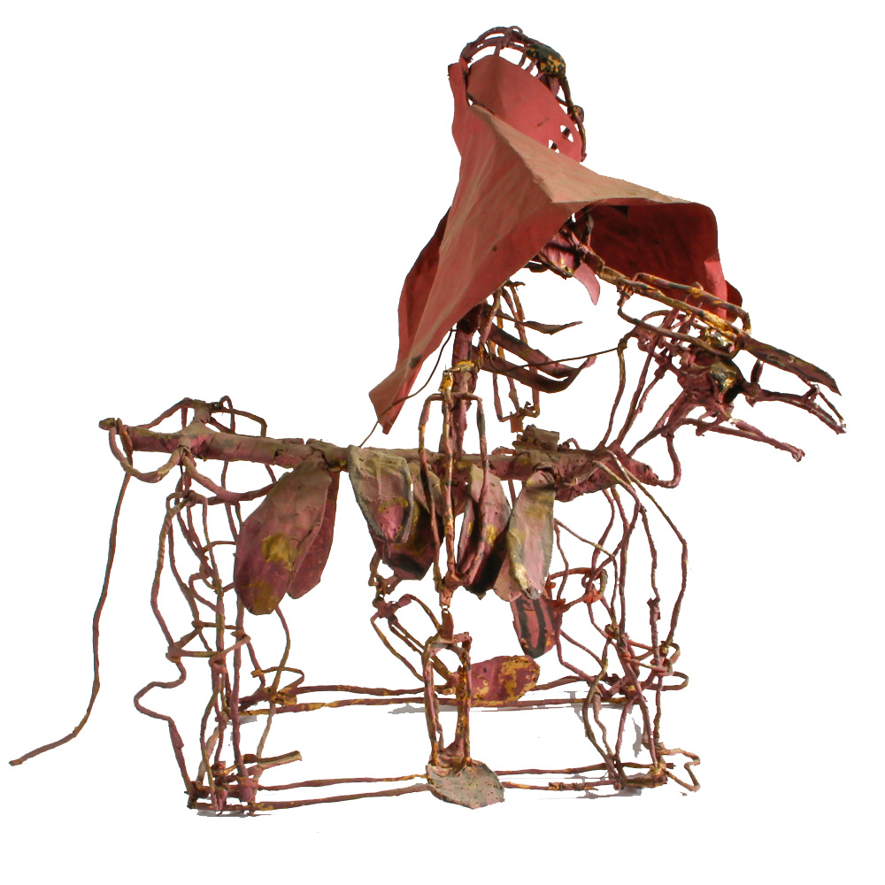 Abstract Paper Mache Sculpture