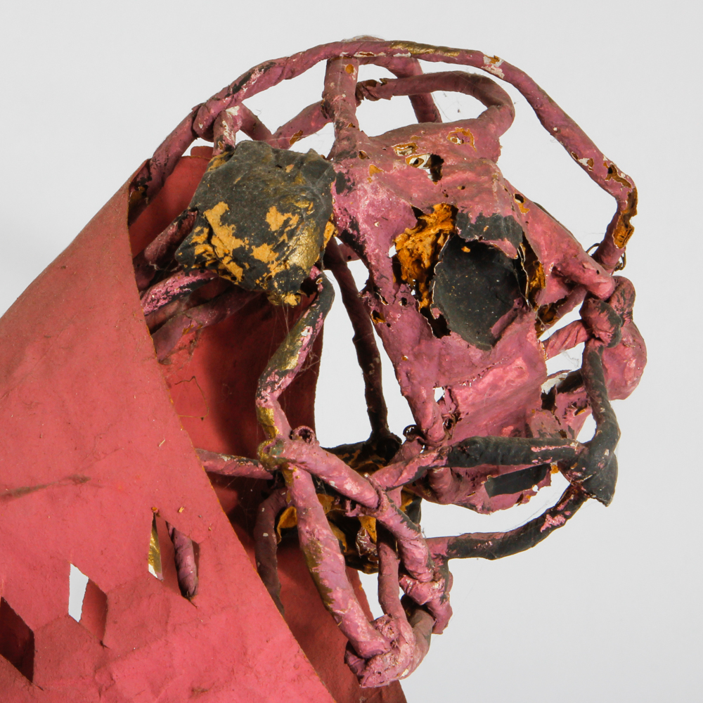 Abstract Paper Mache Sculpture