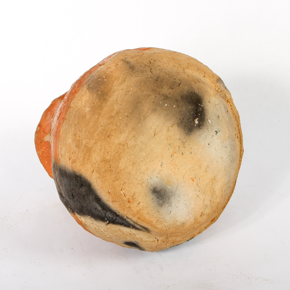 Native American Style Pit Fired Stoneware Vessel