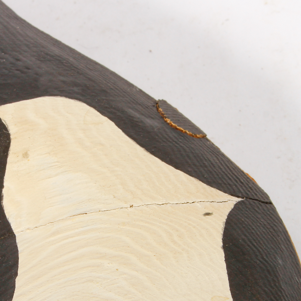 Native Northwest Style Painted Wood Whale Art