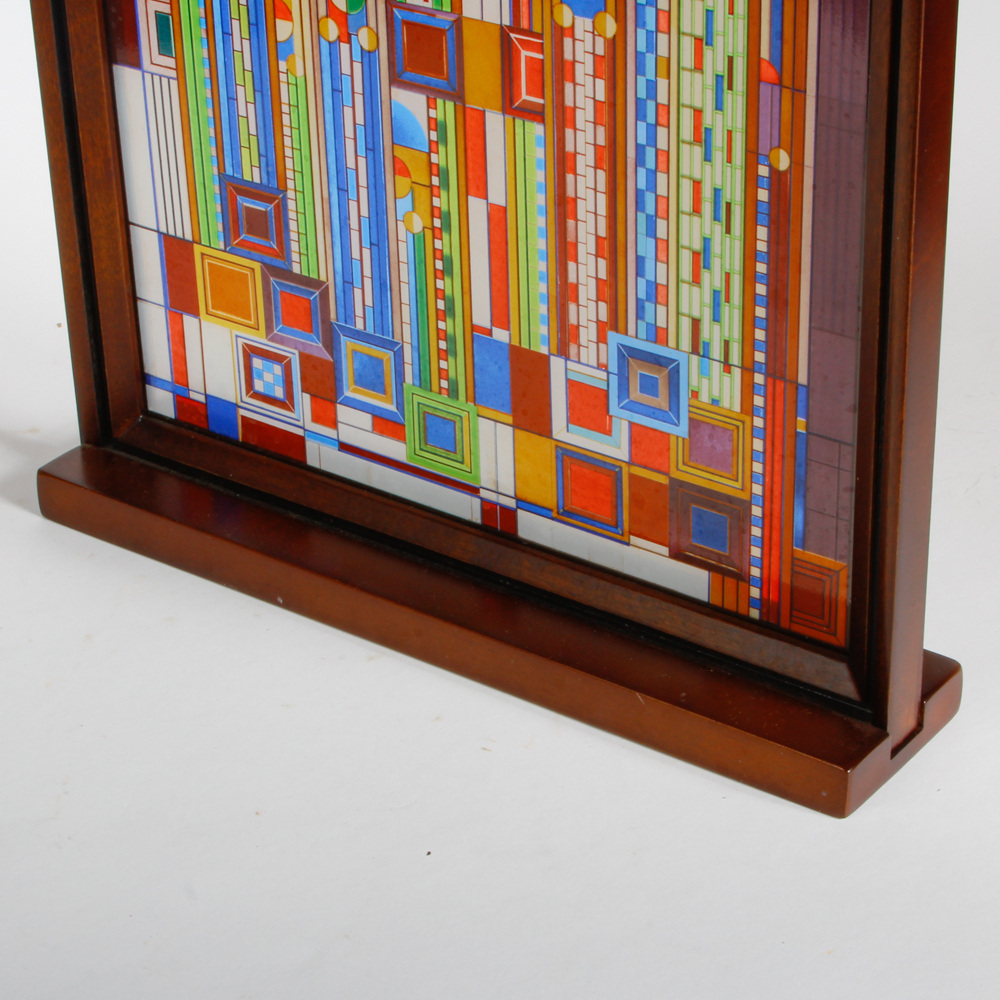 After Frank Lloyd Wright "Saguaro Forms and Cactus Flowers" Glass Screen