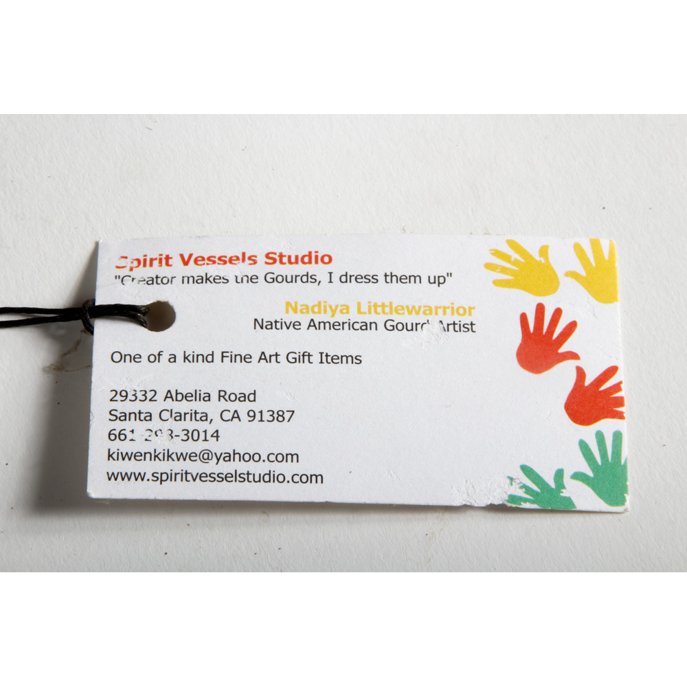 Potawatomi Painted Gourd Vase