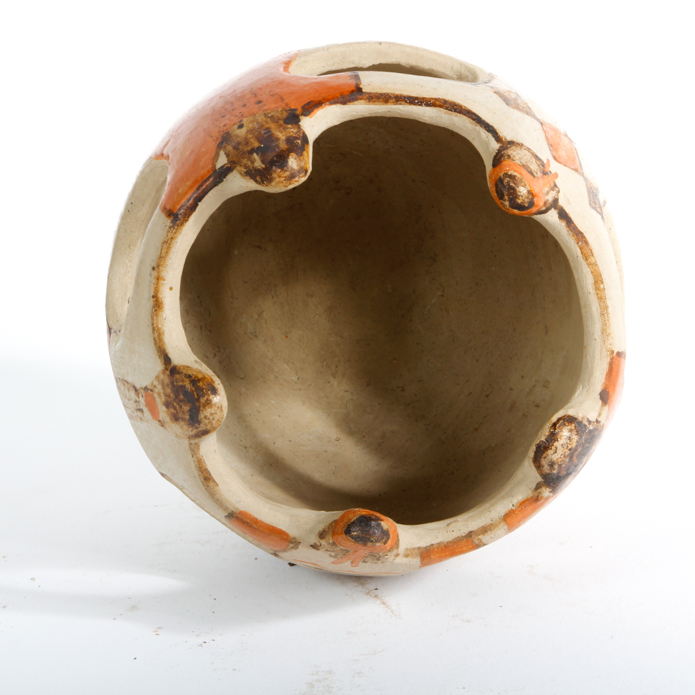 Hand Painted Native American Vessel