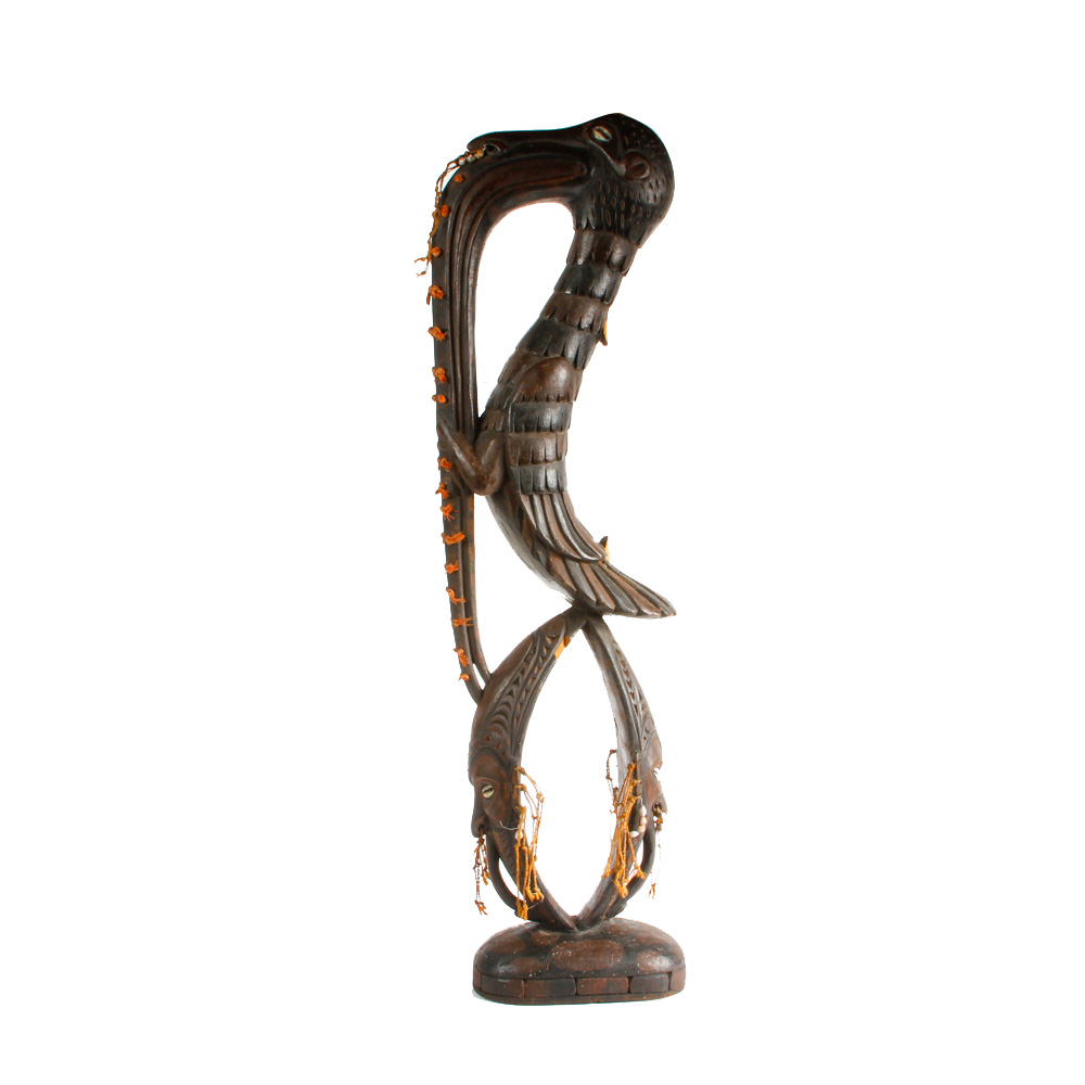 Hand Carved Sepik River Sculpture
