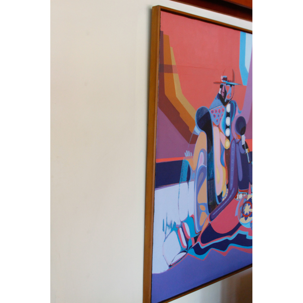 David Johns Acrylic on Board Painting