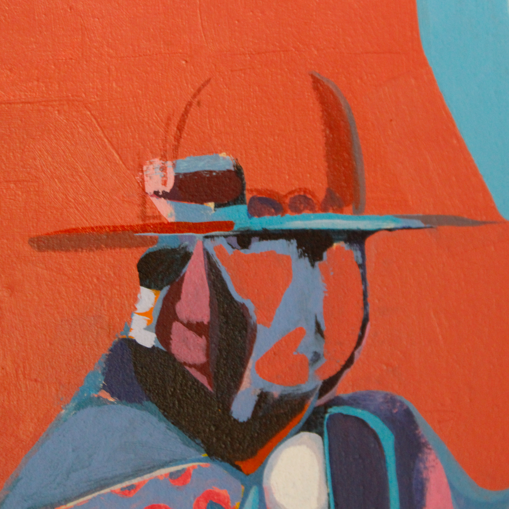 David Johns Acrylic on Board Painting