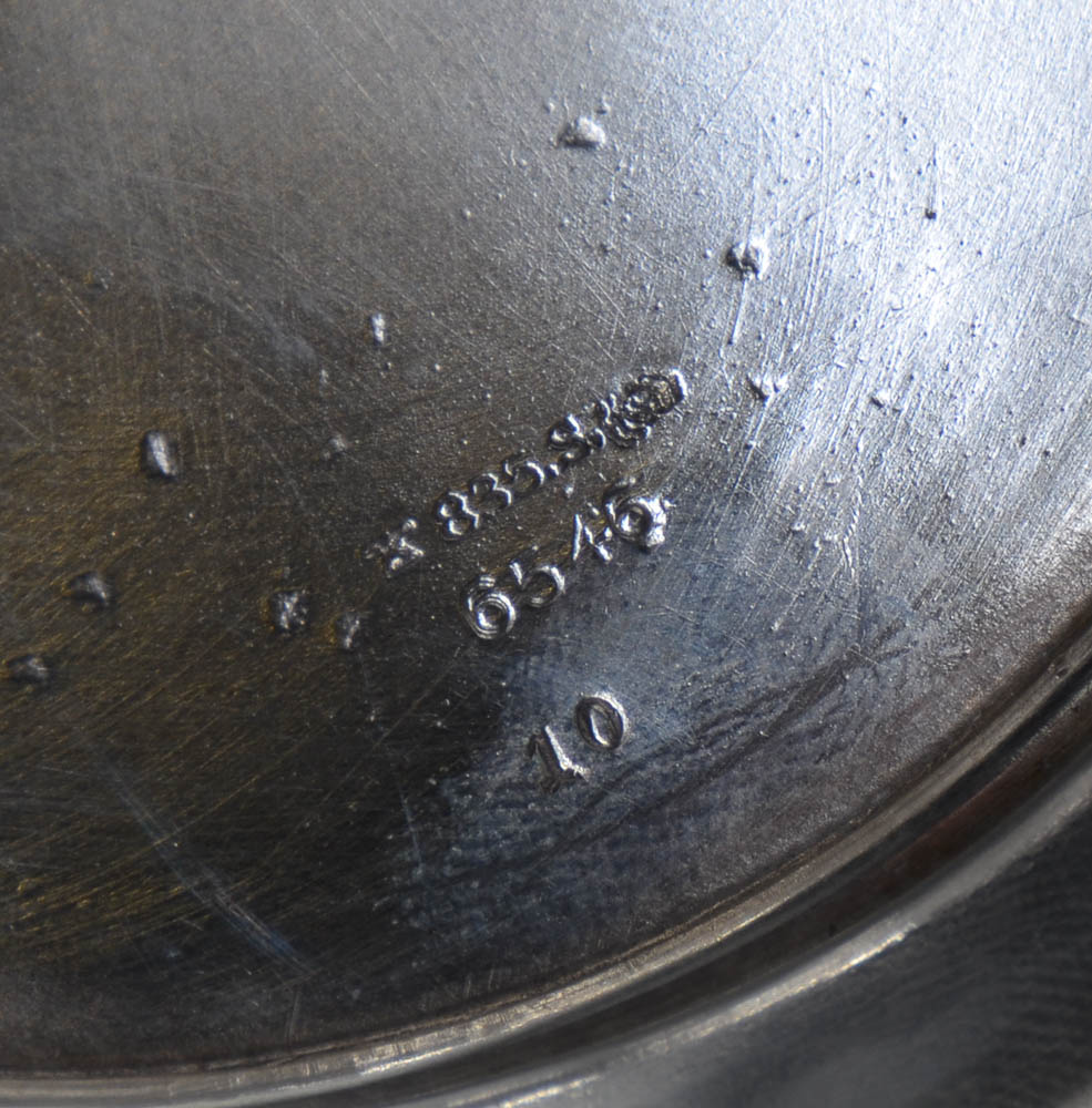 Vintage M. H. Wilkens & Söhne 835 Silver Footed Teapot