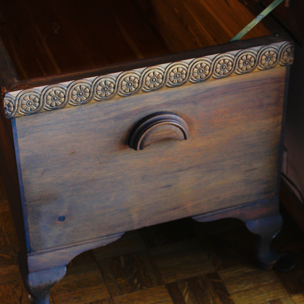 Vintage Footed Hope Chest
