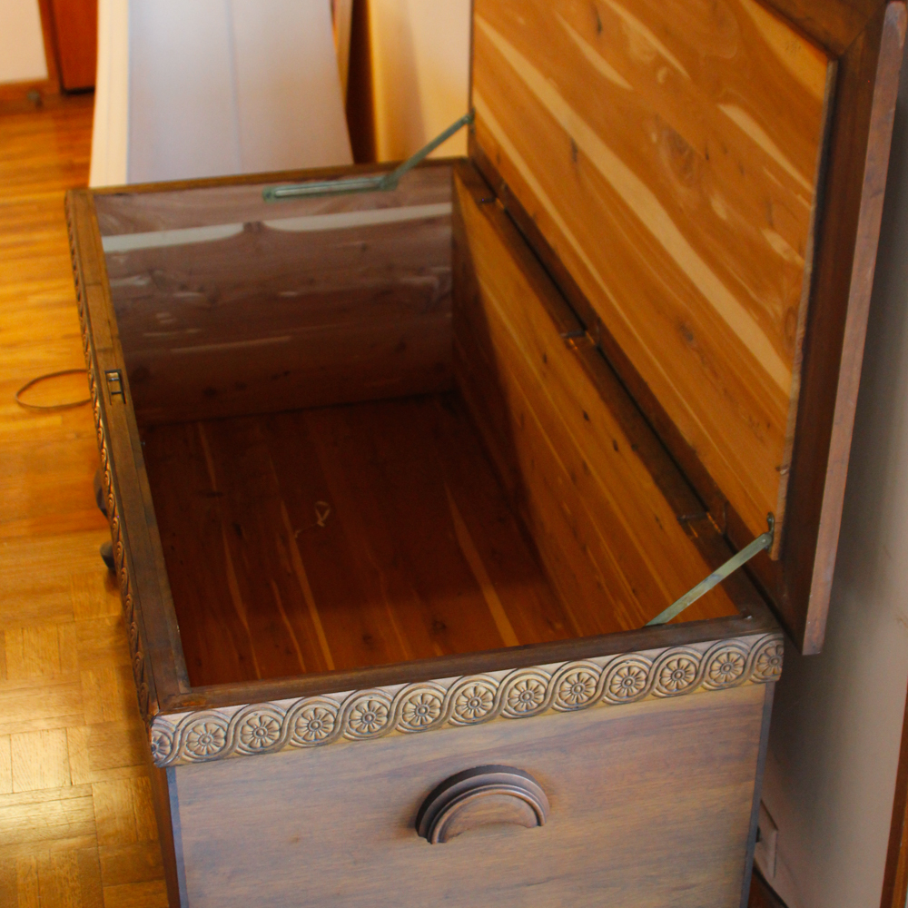 Vintage Footed Hope Chest