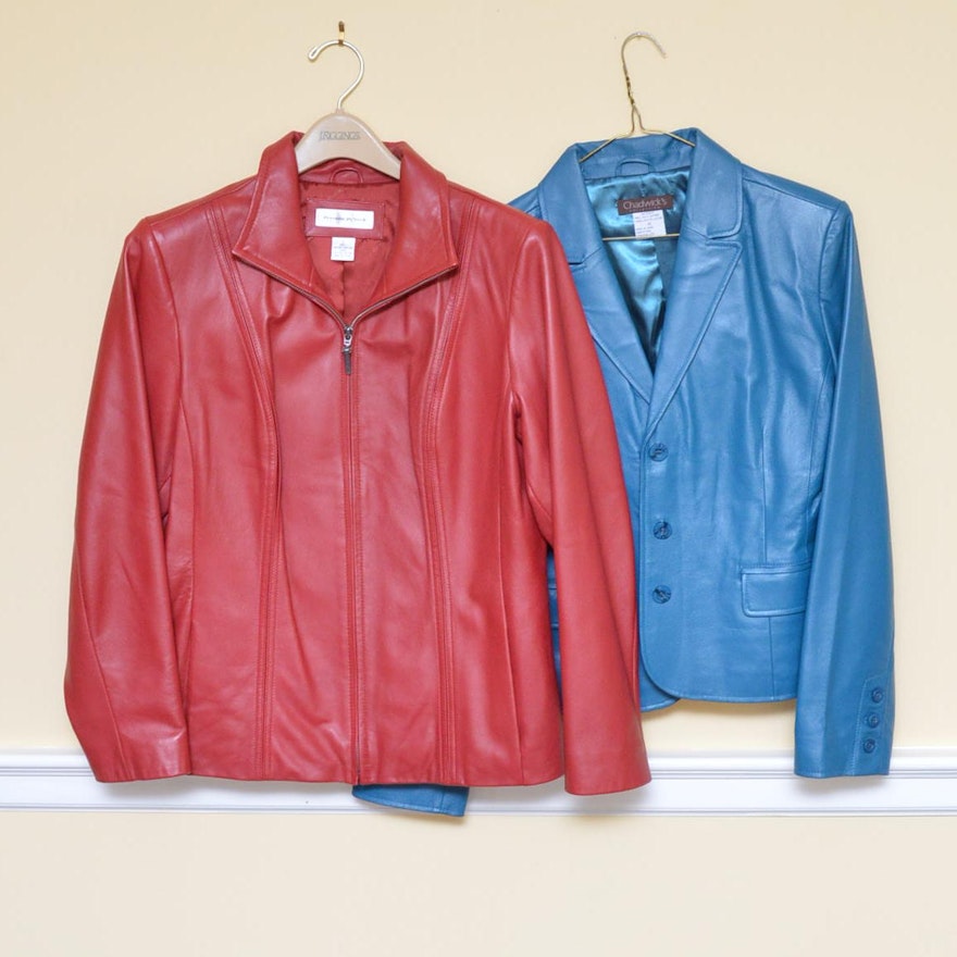 Women's Leather Coats Including Preston & York and Chadwick's