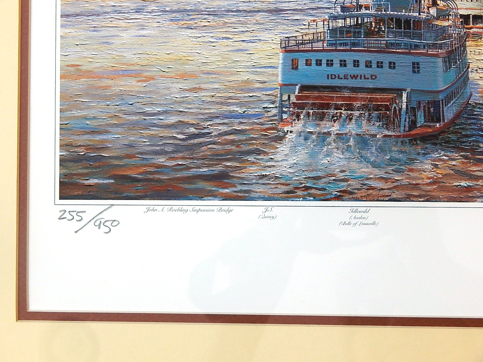 Michael Blaser Framed Print "The Public Landing Cincinnati 1935"
