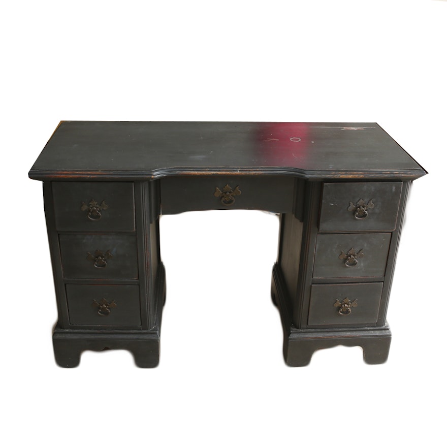 Vintage Chippendale Style Vanity Desk