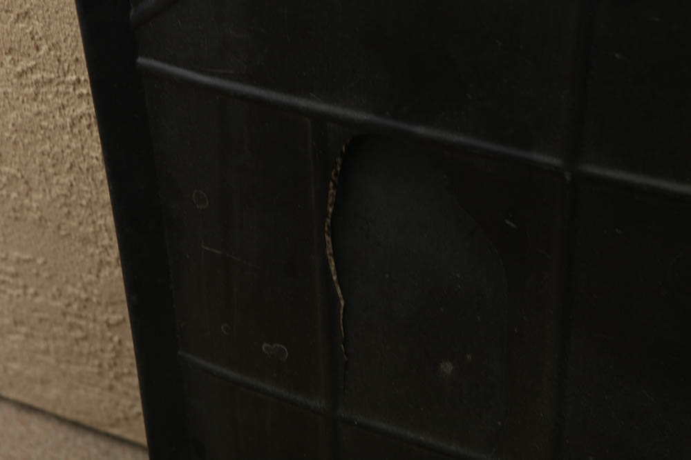 Large Faux Wicker Dog Crate