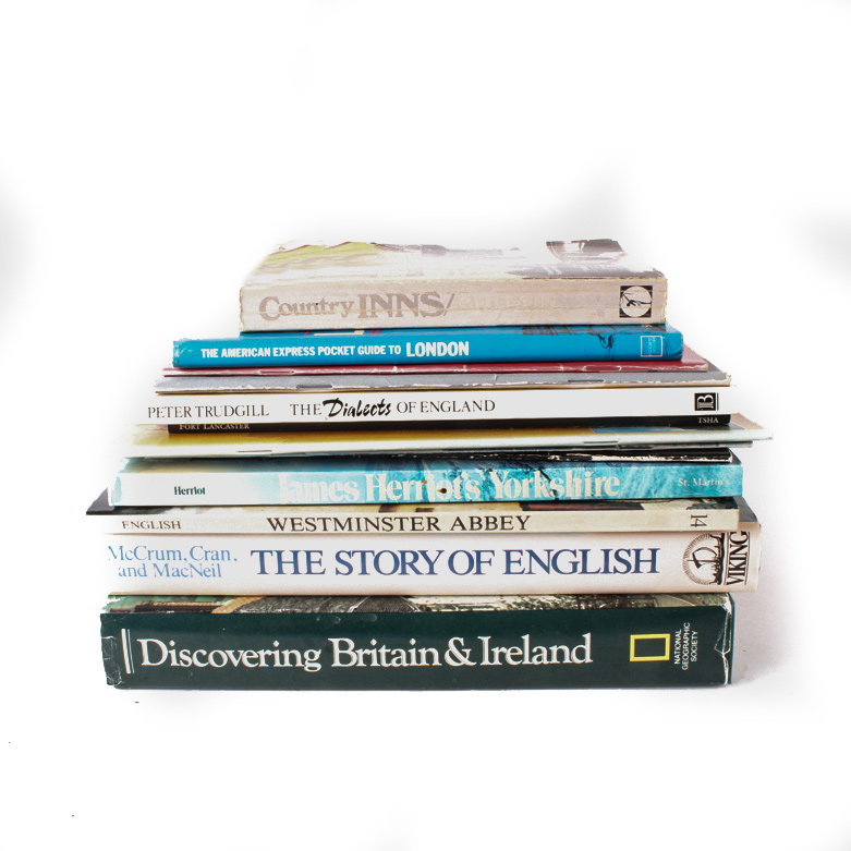 Collection of Touring and Historical Books about England