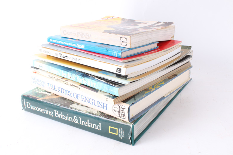 Collection of Touring and Historical Books about England