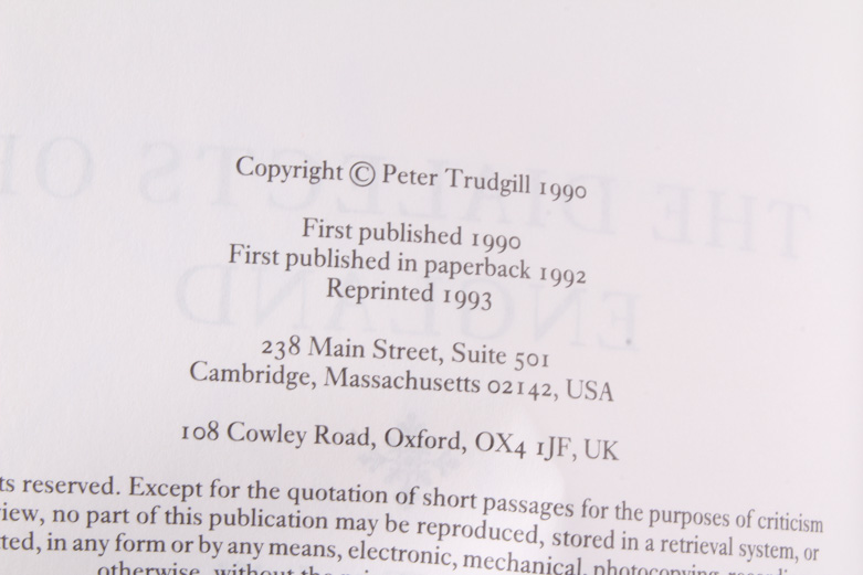 Collection of Touring and Historical Books about England