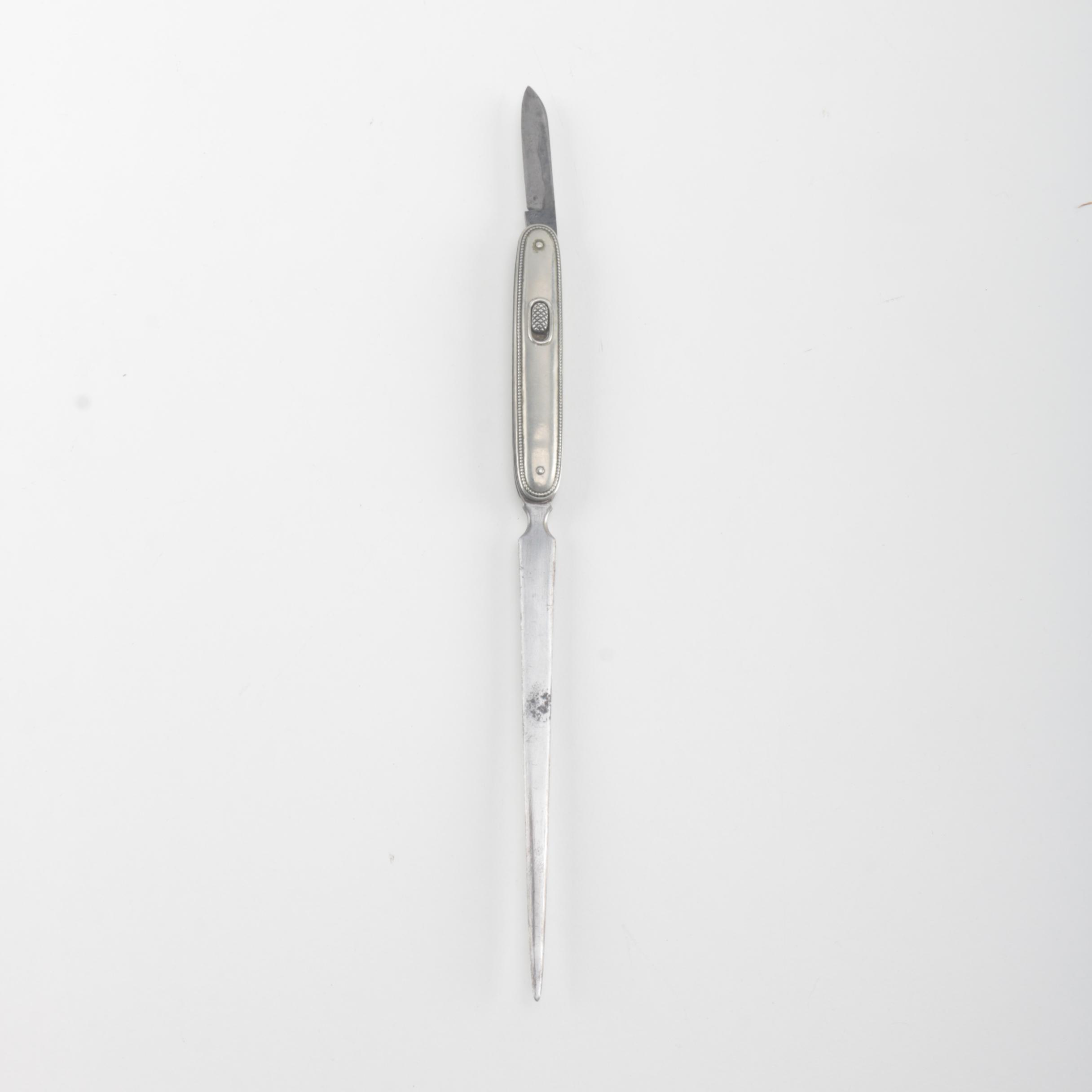 Flylock Knife Company Letter Opener with Pocket Knife Handle