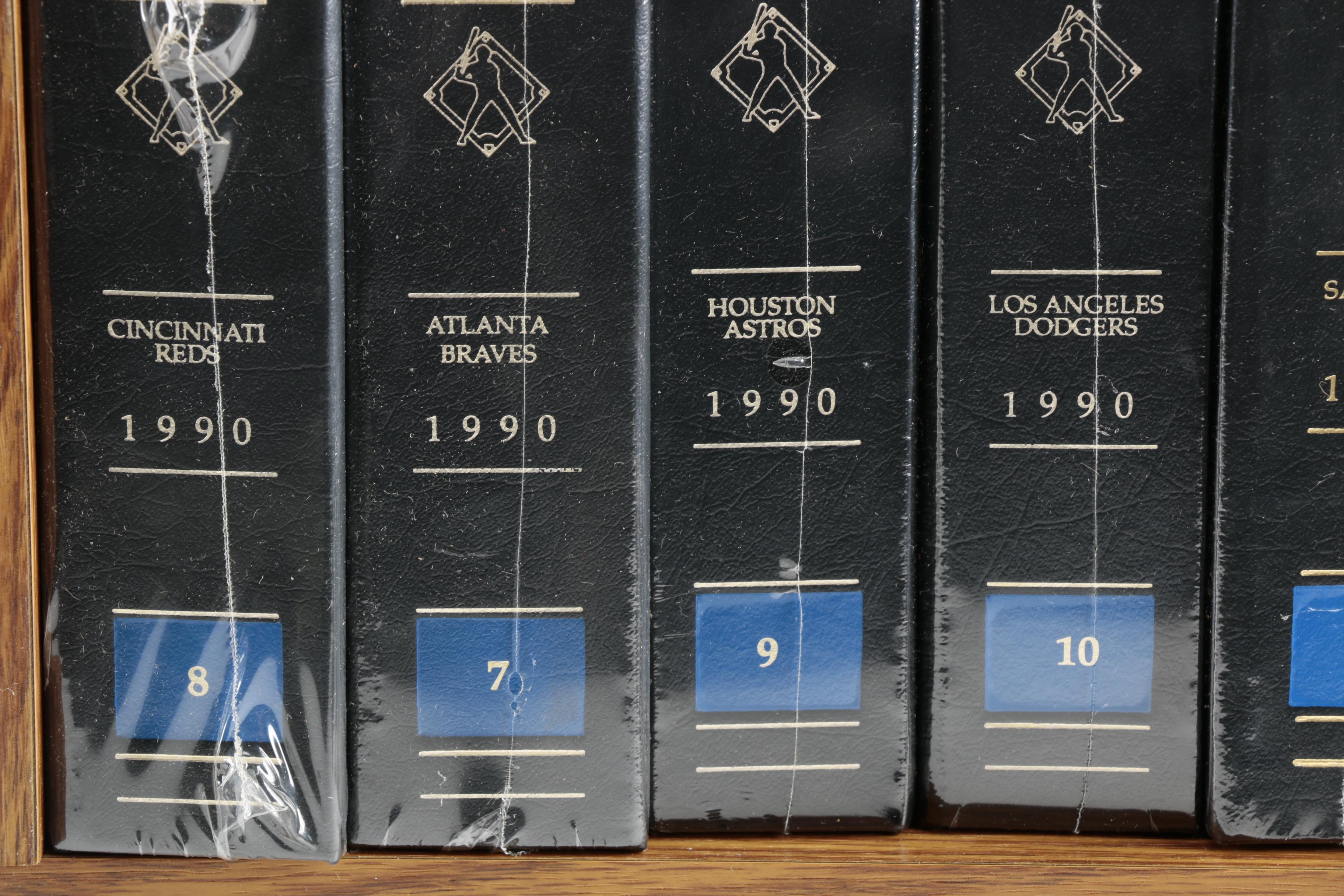 The Baseball Mint Collection by Topps 1990 Team Card Sets in Wooden Case