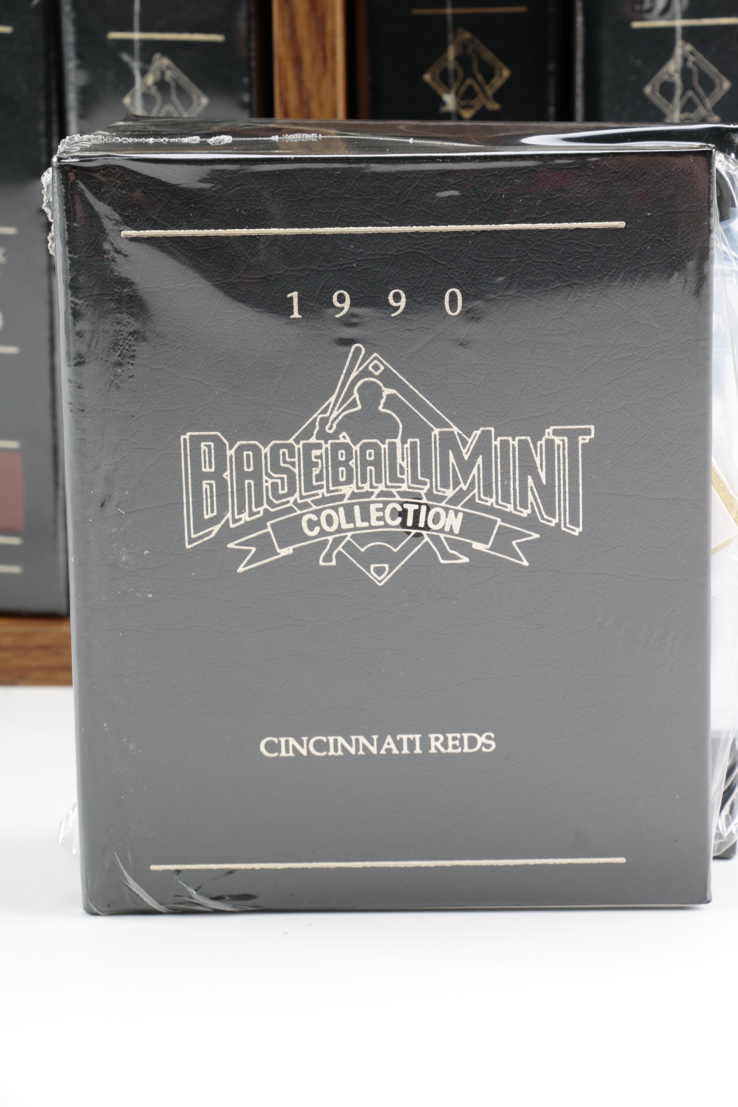 The Baseball Mint Collection by Topps 1990 Team Card Sets in Wooden Case
