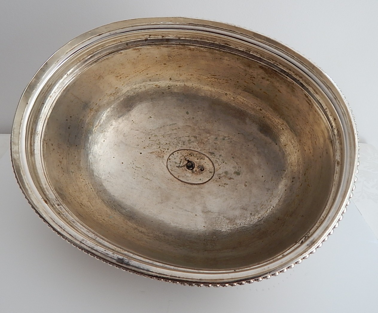 Antique Roberts & Belk Silver Plate Dome Cover