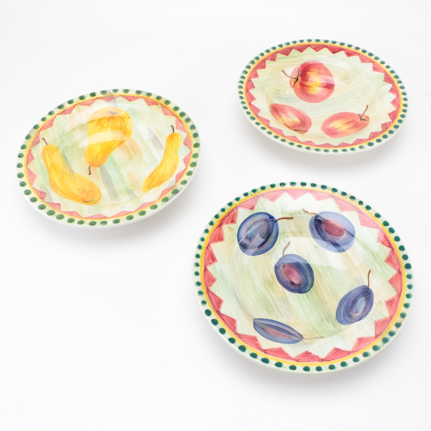 Collection of Hand-Painted Italian Bowls