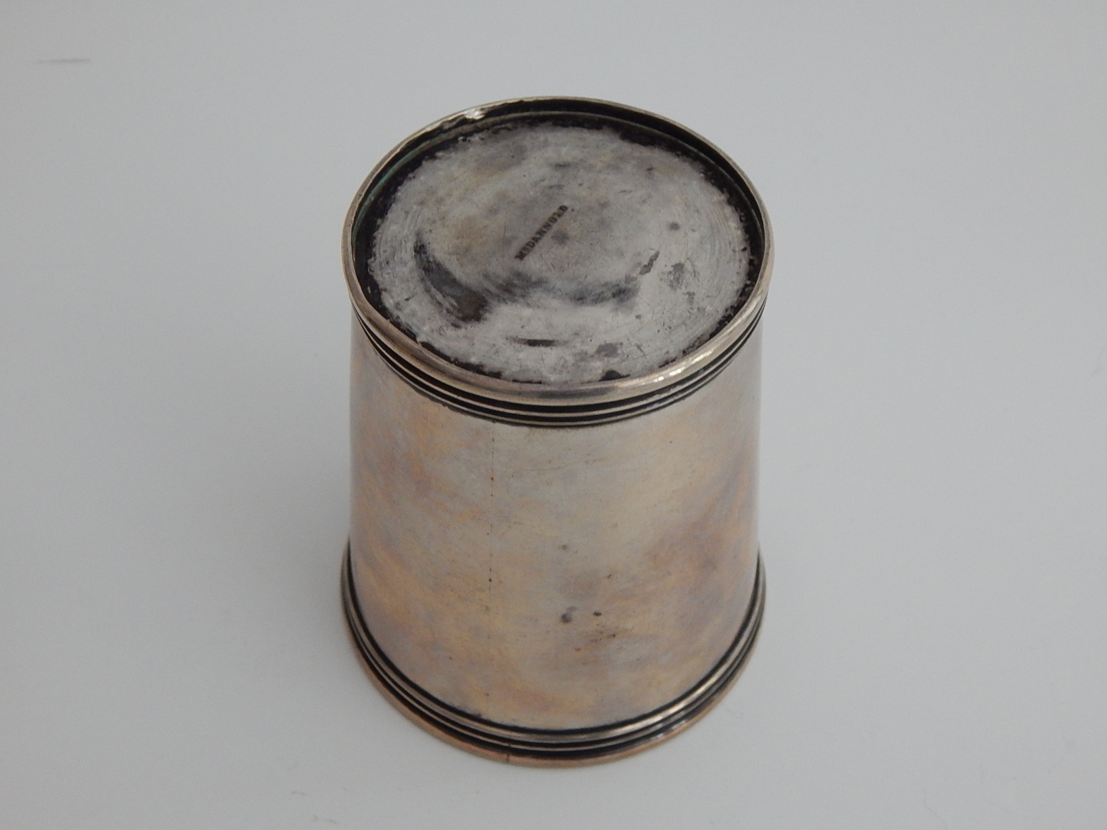 Antique McDannold Kentucky Coin Silver Mint Julep Cup