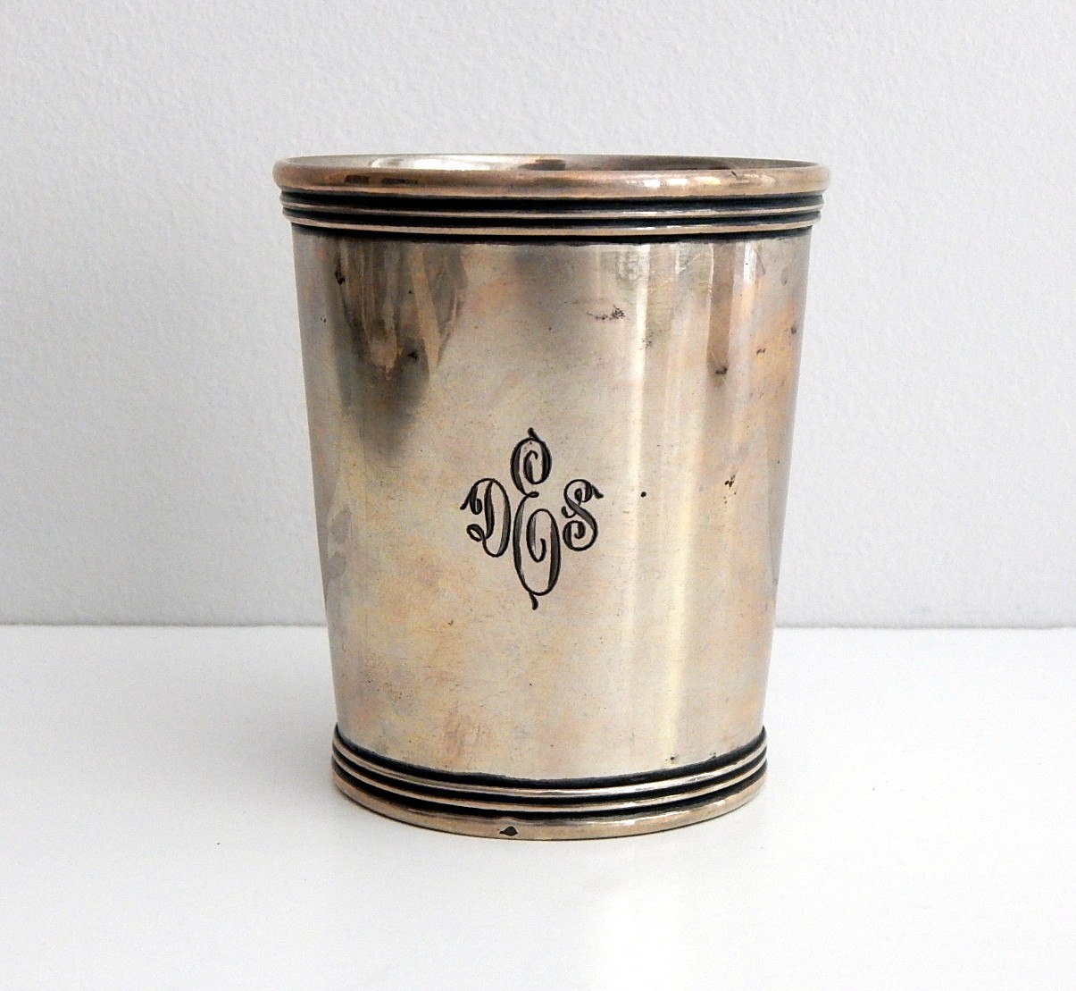 Antique McDannold Kentucky Coin Silver Mint Julep Cup