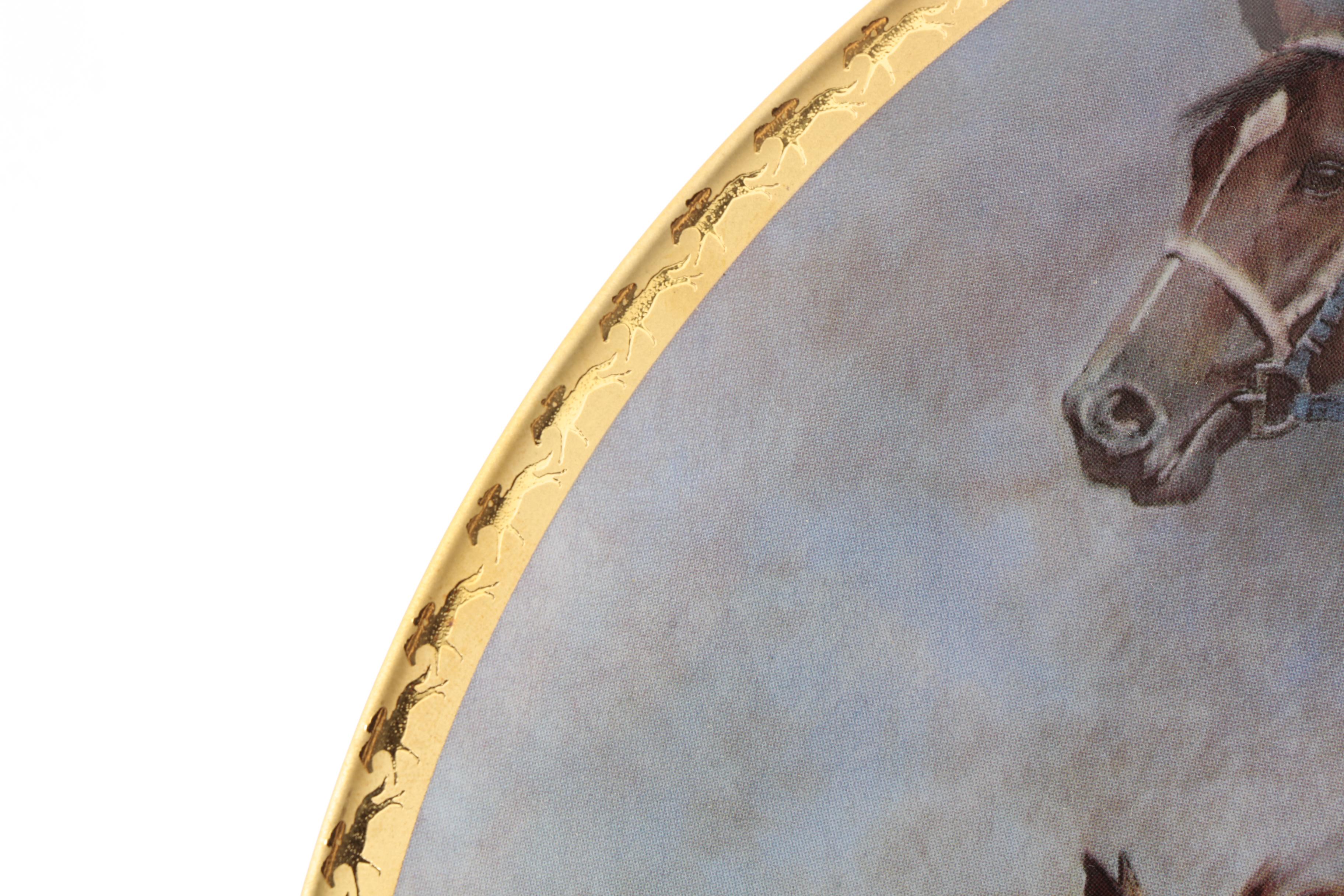 Limited Edition Fred Stone "Final Tribute" Plate of Secretariat