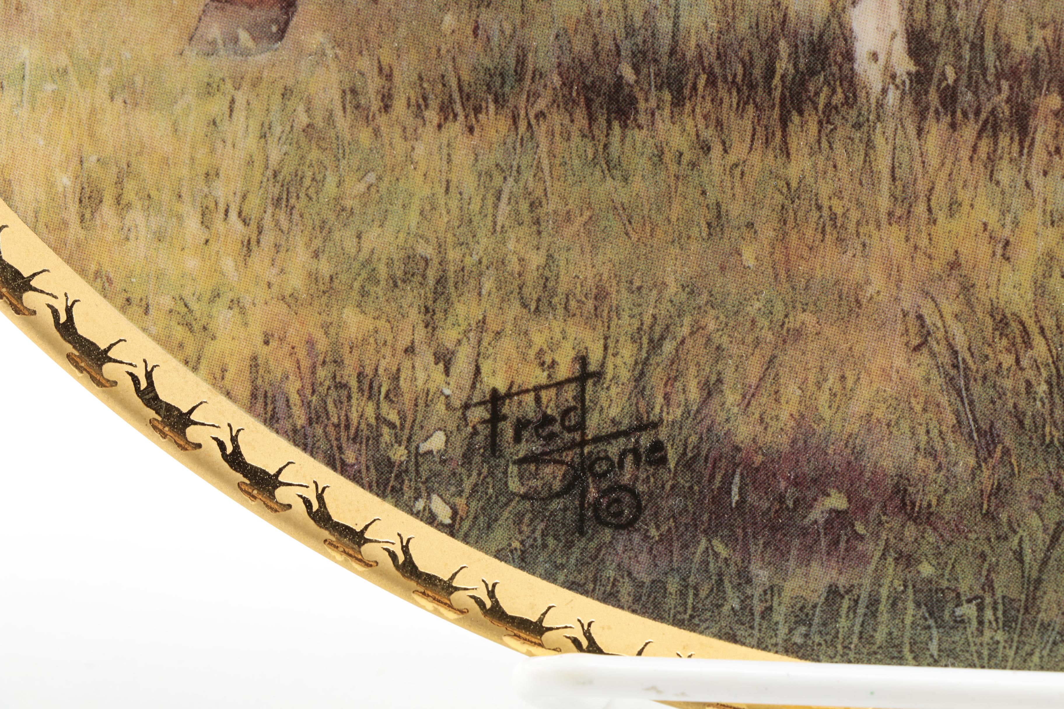 Limited Edition Fred Stone "Final Tribute" Plate of Secretariat