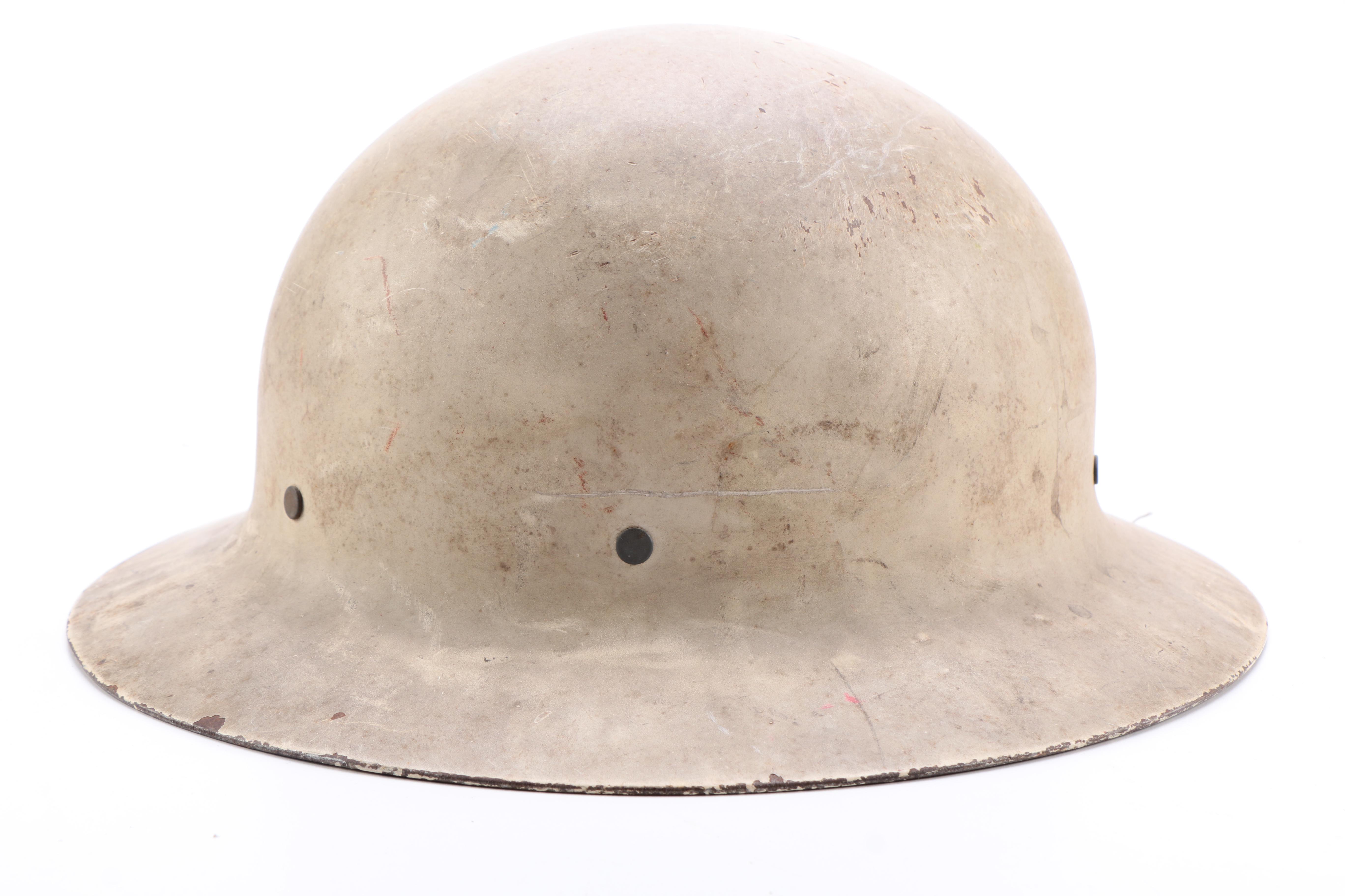 World War II Steel Office of Civil Defense Helmet