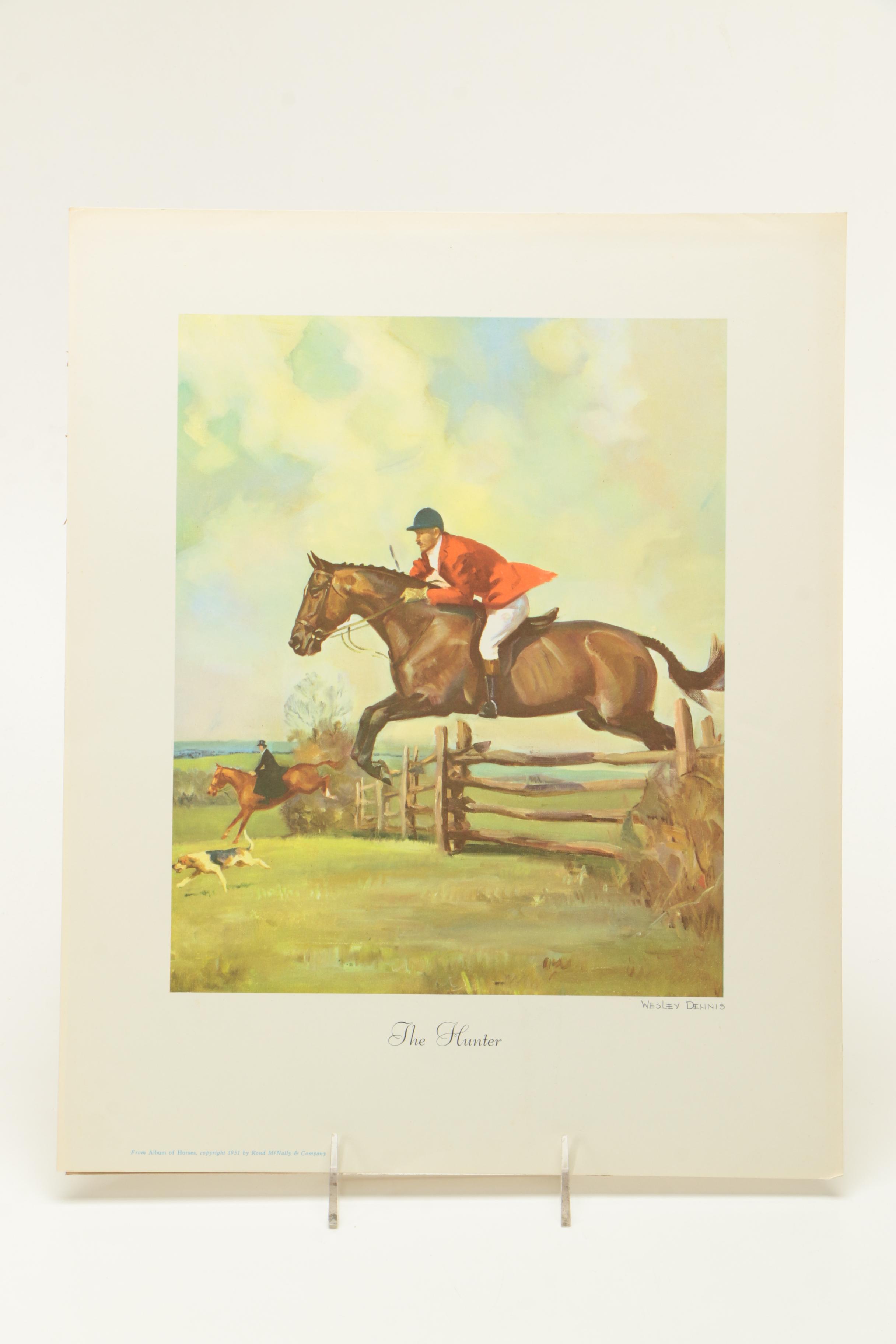 Wesley Dennis Offset Lithographs After "Portfolio of Horses"
