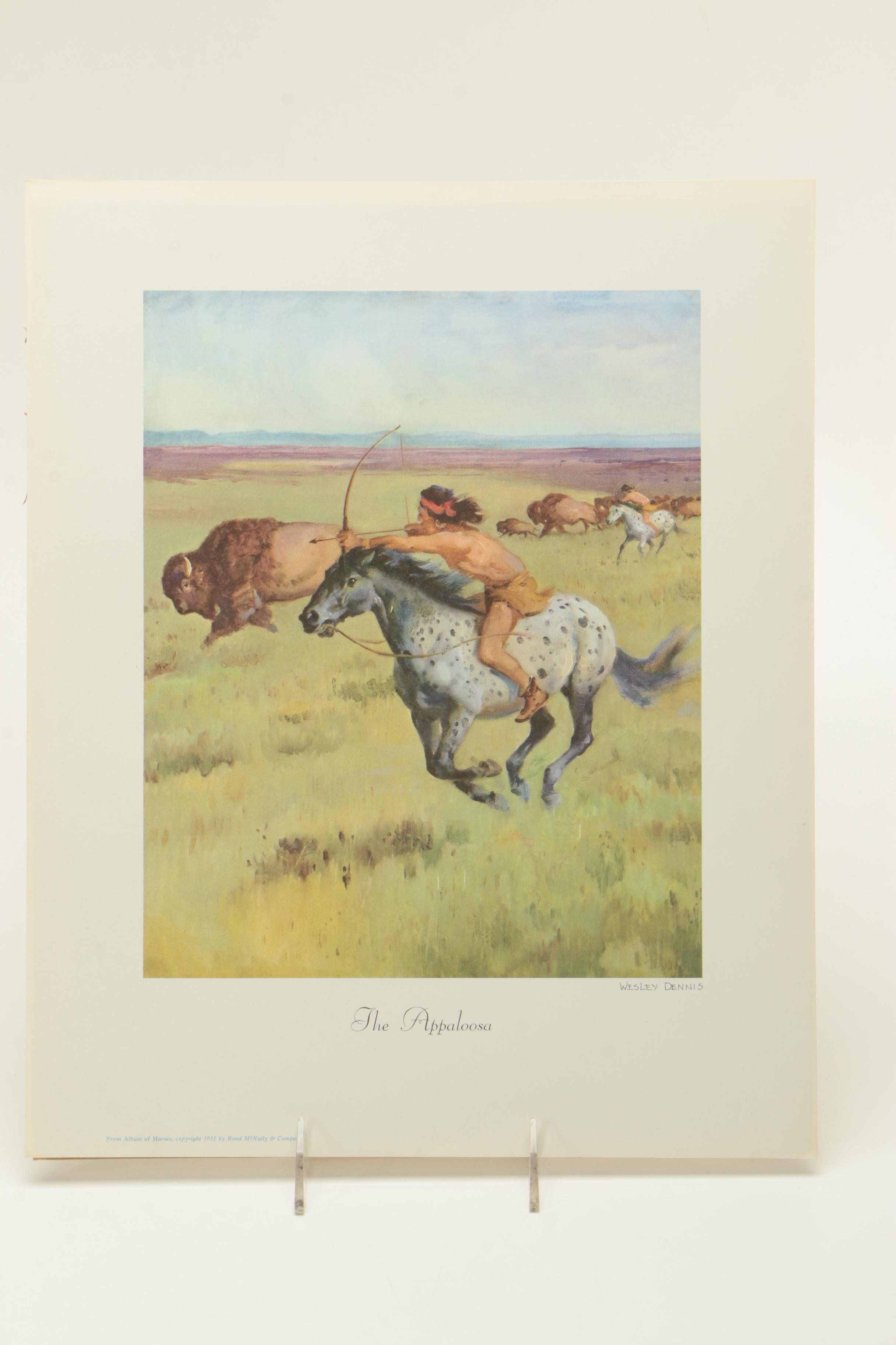 Wesley Dennis Offset Lithographs After "Portfolio of Horses"